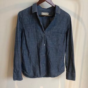 Classic Rag & Bone Denim Button Up Shirt